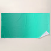 Seafoam Fade Strandtuch (Vorderseite)