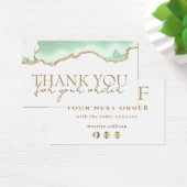 Seafoam Green Age danke Ihnen Discount Card (Schreibtisch)