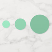 Seafoam Green to Navy Blue Gradient Table Confetti Konfetti (Vorderseiten)