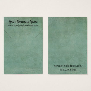Seafoam Green Vintag Grunge Necklace Holcard