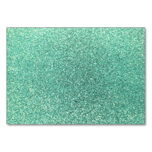 Seafoam grüner Glitter Tischnummer