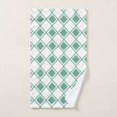 Seafoam Harlequin Badhandtuch Set (Handtuch)