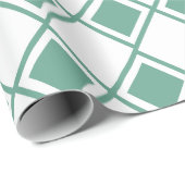 Seafoam Harlequin Geschenkpapier (Rolleneckpunkt)