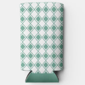 Seafoam Harlequin Selters Dosenkühler (Vorderseite)