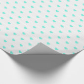 Seafoam Heart Geschenkpapier (Ecke)