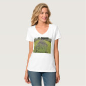 Seafoam Lavender Farm T-Shirt (Vorderseite Vollansicht)
