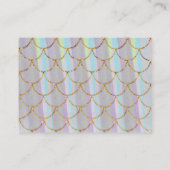 Seafoam Lavender Mermaid Books Request Begleitkarte (Rückseite)