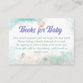 Seafoam Lavender Mermaid Books Request Begleitkarte (Vorderseite)