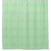 Seafoam Mandala Duschvorhang (Vorderseite)