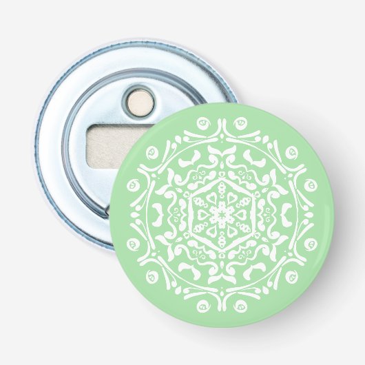 Seafoam Mandala Flaschenöffner (Vorderseite)