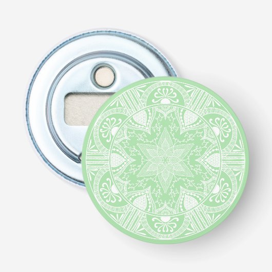 Seafoam Mandala Flaschenöffner (Vorderseite)