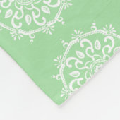 Seafoam Mandala Fleecedecke (Ecke)