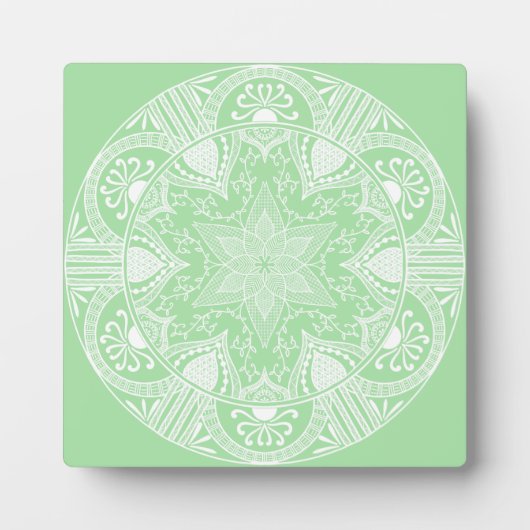 Seafoam Mandala Fotoplatte (Vorderseite)