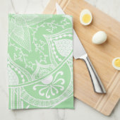 Seafoam Mandala Handtuch (Viertel Falte)