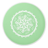Seafoam Mandala Keramikknauf (Vorderseite)