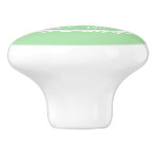 Seafoam Mandala Keramikknauf (Seitenansicht)