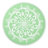 Seafoam Mandala Keramikknauf (Vorderseite)