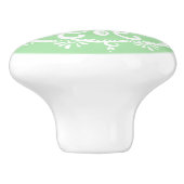 Seafoam Mandala Keramikknauf (Seitenansicht)