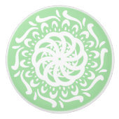 Seafoam Mandala Keramikknauf (Vorderseite)