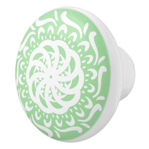 Seafoam Mandala Keramikknauf