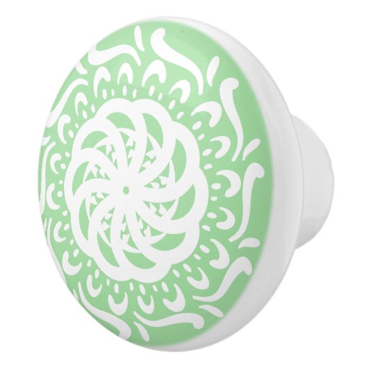 Seafoam Mandala Keramikknauf (Rechts)