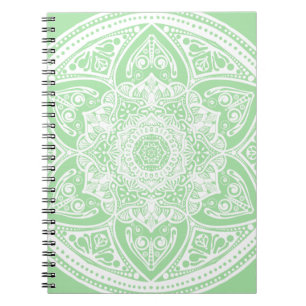 Seafoam Mandala Notizblock