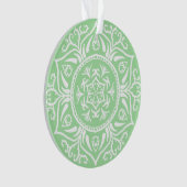 Seafoam Mandala Ornament (Vorderseite)