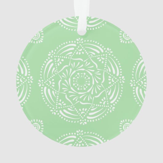 Seafoam Mandala Ornament (Rückseite)