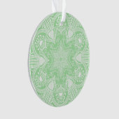 Seafoam Mandala Ornament (Vorderseite)