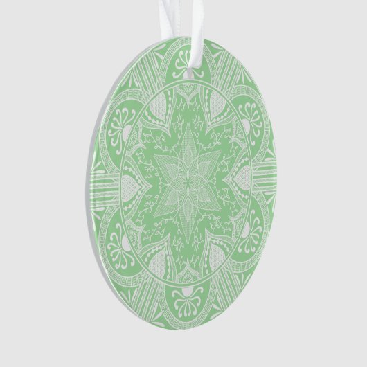 Seafoam Mandala Ornament (Vorderseite)