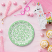 Seafoam Mandala Pappteller (Party)