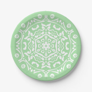 Seafoam Mandala Pappteller