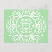 Seafoam Mandala Postkarte (Vorderseite)