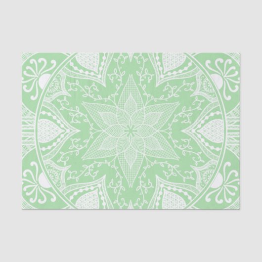 Seafoam Mandala Seidenpapier (Vorderseite)