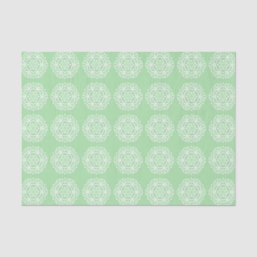 Seafoam Mandala Seidenpapier (Vorderseite)