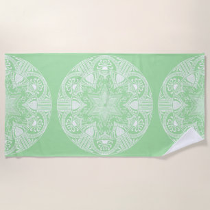 Seafoam Mandala Strandtuch