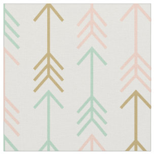 Seafoam Peach and Gold Arms Stoff