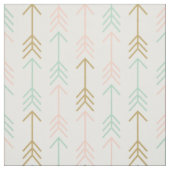 Seafoam Peach and Gold Arms Stoff (Muster)