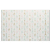 Seafoam Peach and Gold Arms Stoff (Fat Quarter (45,7 x 55,9 cm))