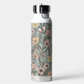 Seafoam Pink Yellow Retro Wildflower Trinkflasche (Links)