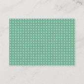 Seafoam Rattan Begleitkarte (Rückseite)