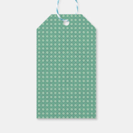 Seafoam Rattan Gift Tag Geschenkanhänger