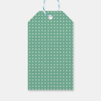 Seafoam Rattan Gift Tag Geschenkanhänger