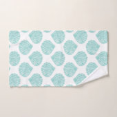 Seafoam Seashell Pattern Badhandtuch Set (Handtuch)