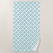 Seafoam Seashell Pattern Strandtuch (Vorderseite)