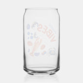 Seafood Beach Fisherman Ocean Tropical Quote  Dosenglas (Rückseite)