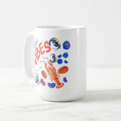 Seafood Beach Fisherman Ocean Tropical Quote  Kaffeetasse (Vorderseite Links)
