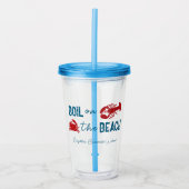 Seafood Boil Bachelorette Party Acryltrinkbecher (Vorderseite)