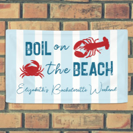 Seafood Boil Bachelorette Party Banner
