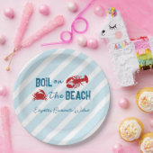 Seafood Boil Bachelorette Party Pappteller (Party)